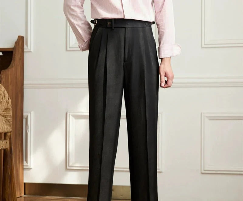 Nazario | Pantalon fluide à taille haute