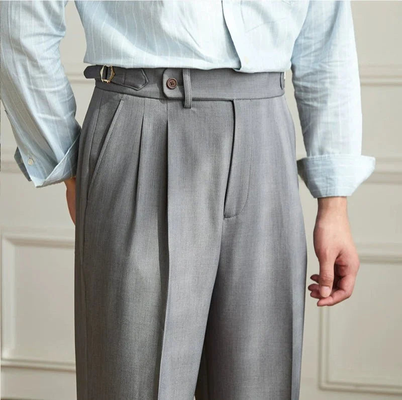 Nazario | Pantalon fluide à taille haute