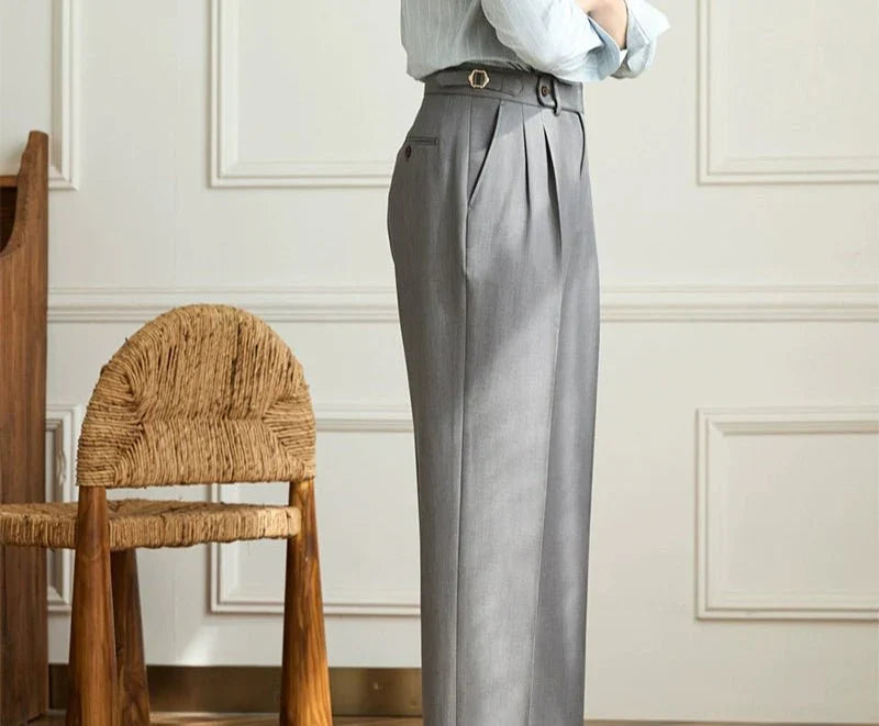Nazario | Pantalon fluide à taille haute