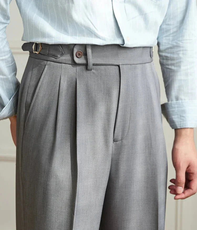 Nazario | Pantalon fluide à taille haute