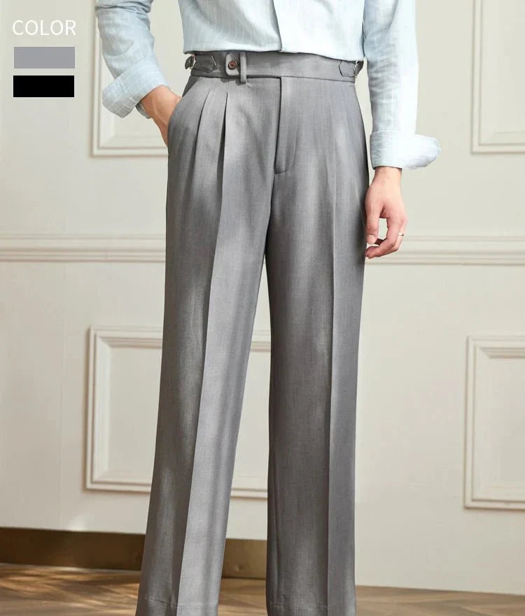 Nazario | Pantalon fluide à taille haute