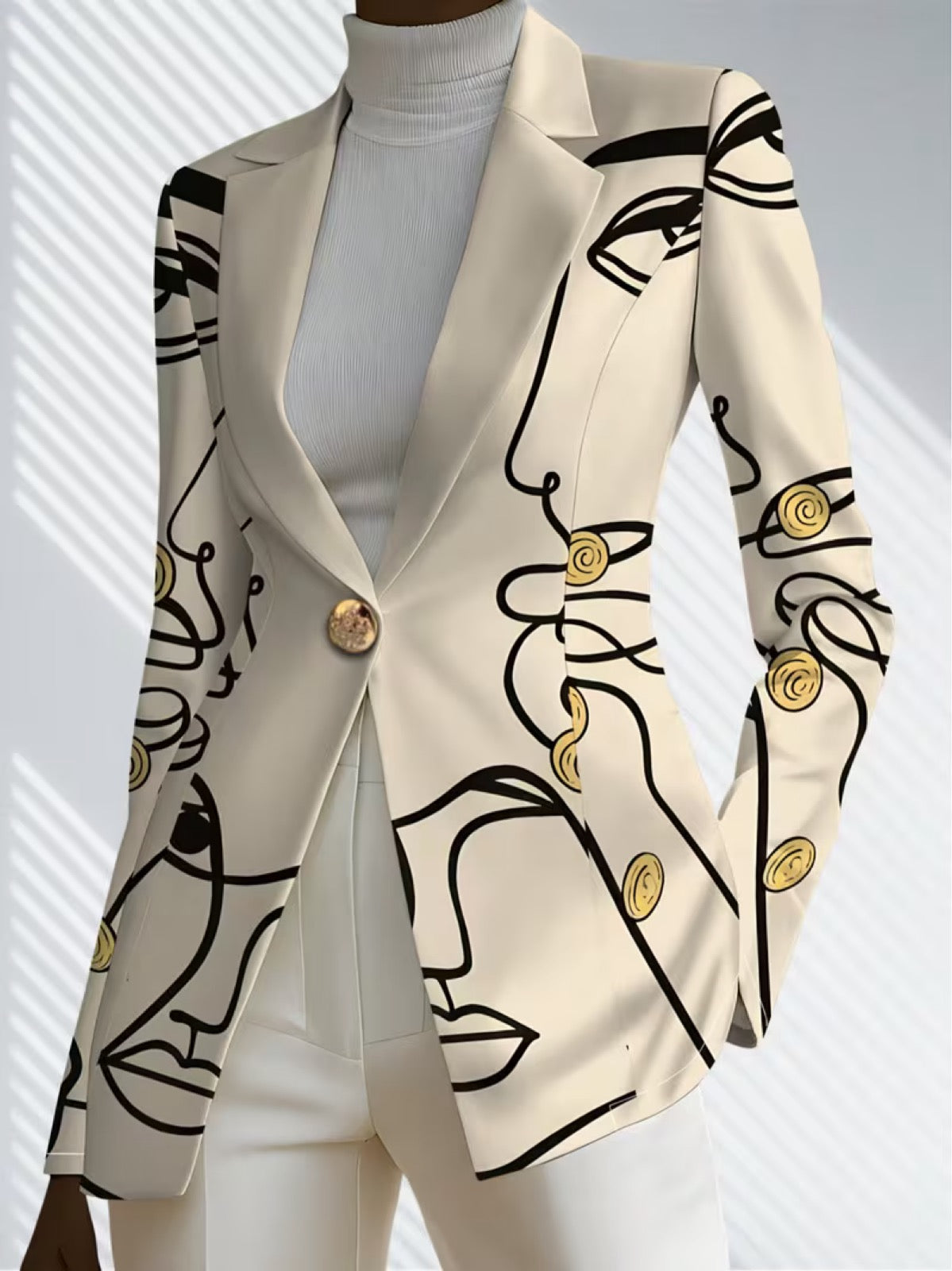 Philippine™ | Blazer dessin au trait