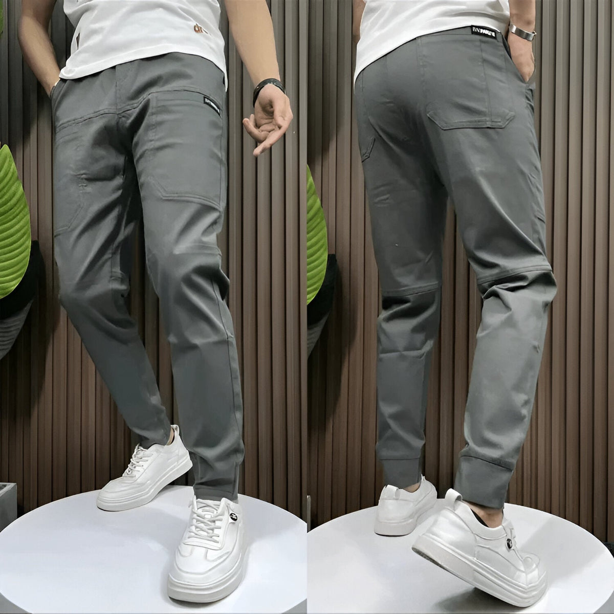 Amedeo | Pantalon cargo extensible confort
