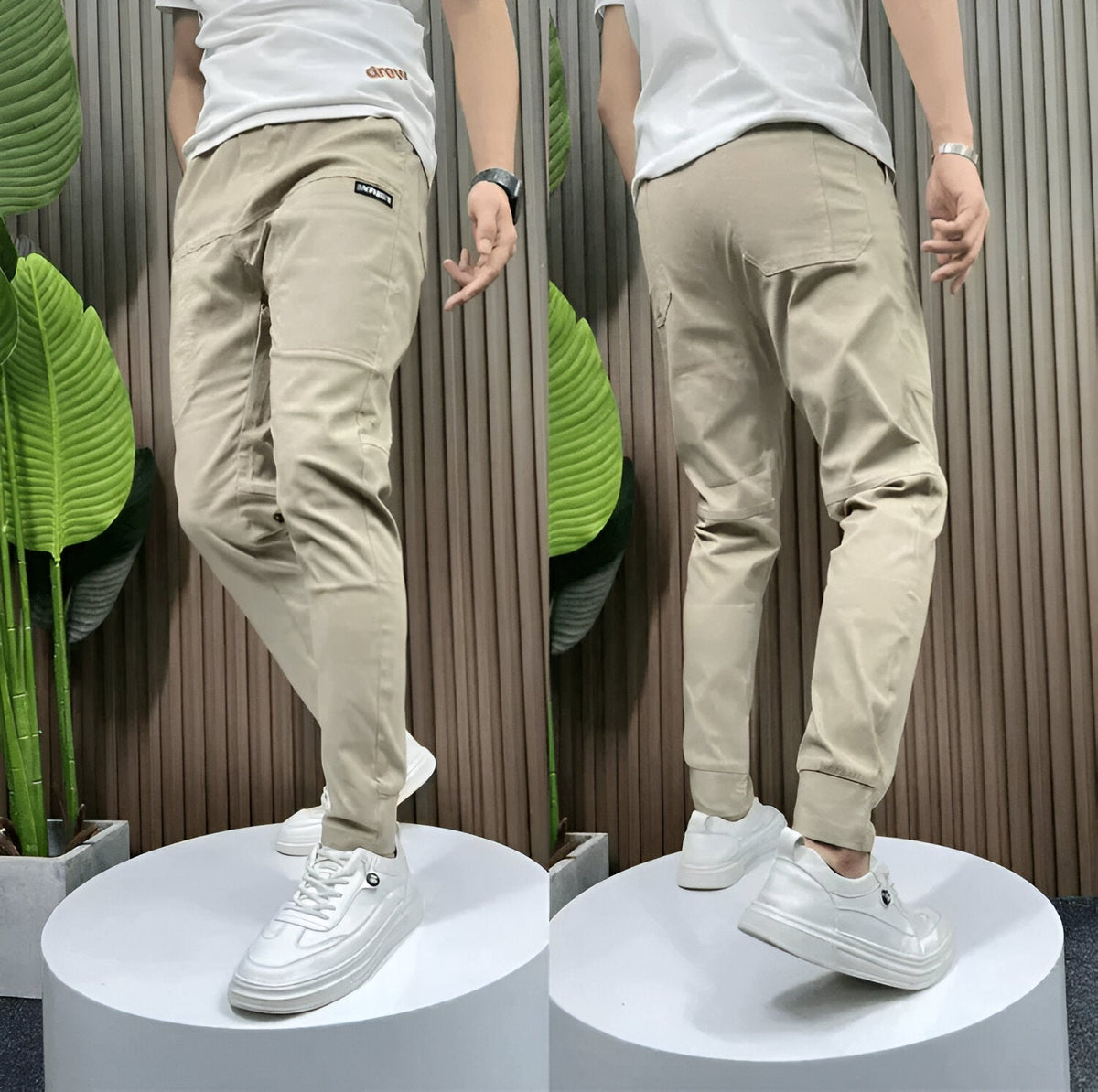 Amedeo | Pantalon cargo extensible confort