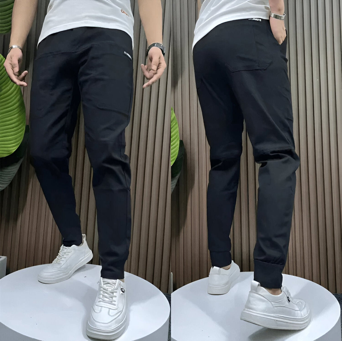 Amedeo | Pantalon cargo extensible confort