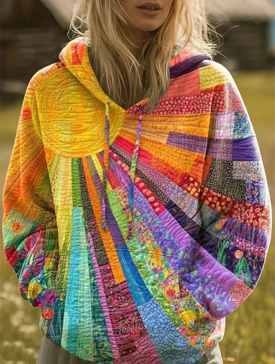 Amanda | Kangourou matelassé multicolore